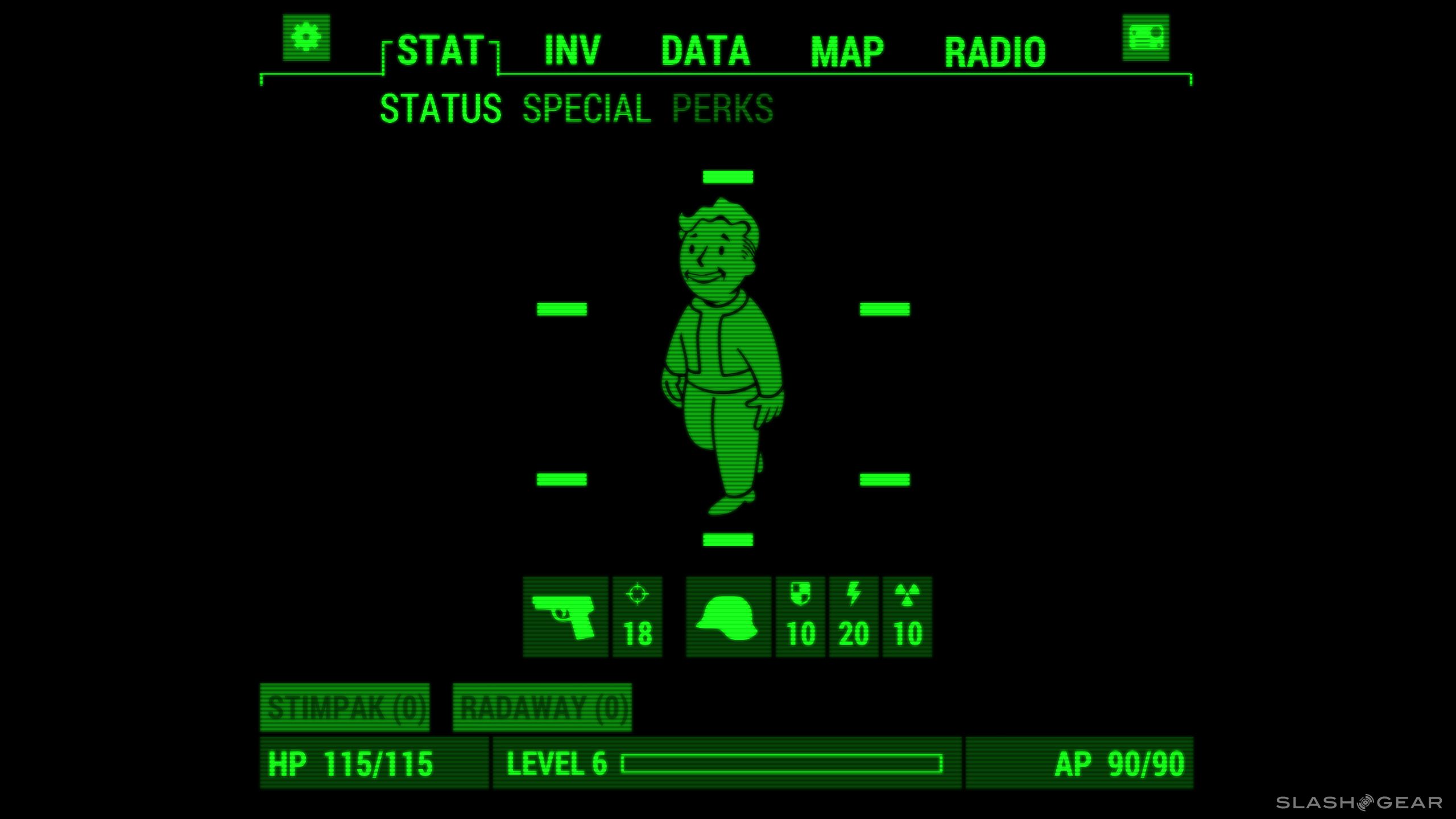 Fallout Vault Boy Desktop Wallpaperfallout Pip Boy Replica