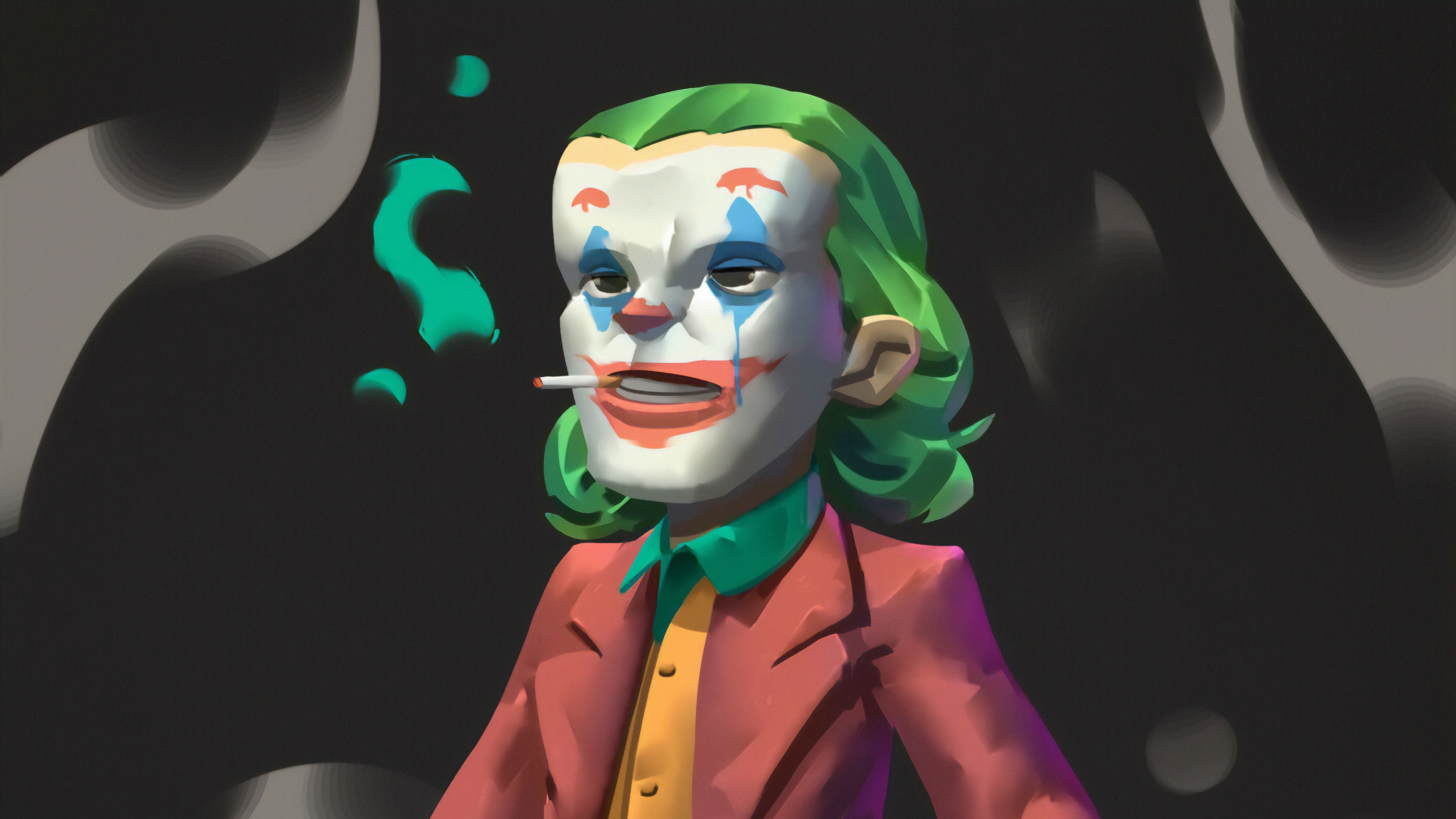 Joker Wallpaper 2019 Smoking HD Image Four