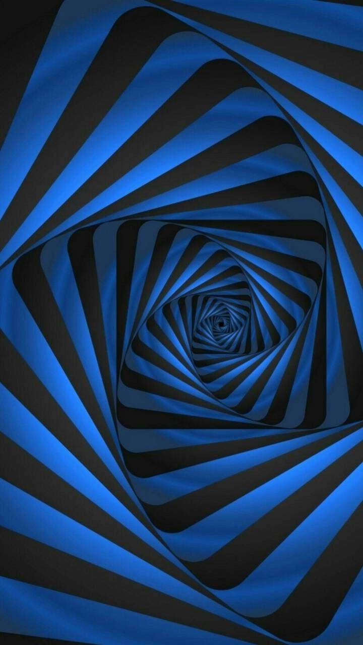 Blue spiral hole. Trippy background, Optical illusions art, Trippy wallpaper