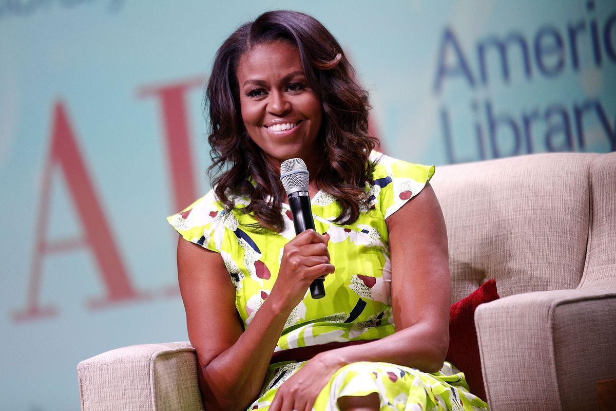 Michelle Obama discusses complexities of code