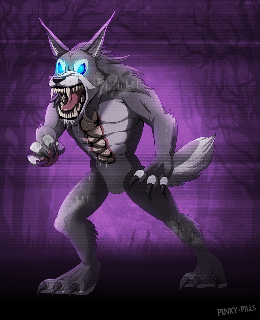 Twisted Wolf (device on) by PinkyPills. Animal