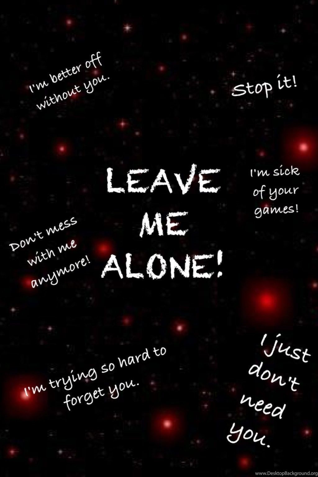 Leave My Phone Alone Wallpaper