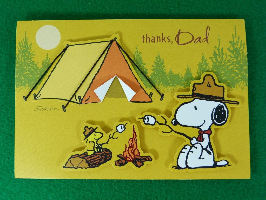 Snoopy Father's Day Card.