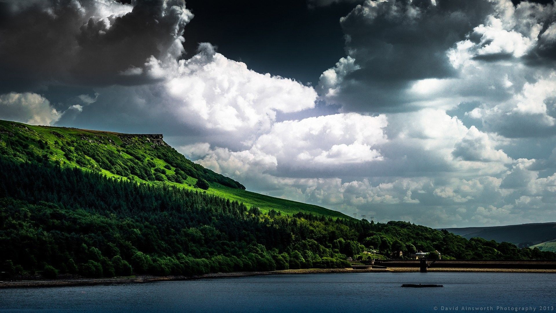Wallpaper, Cloud, Reflection, Desktop Image, River, mountain, Lake