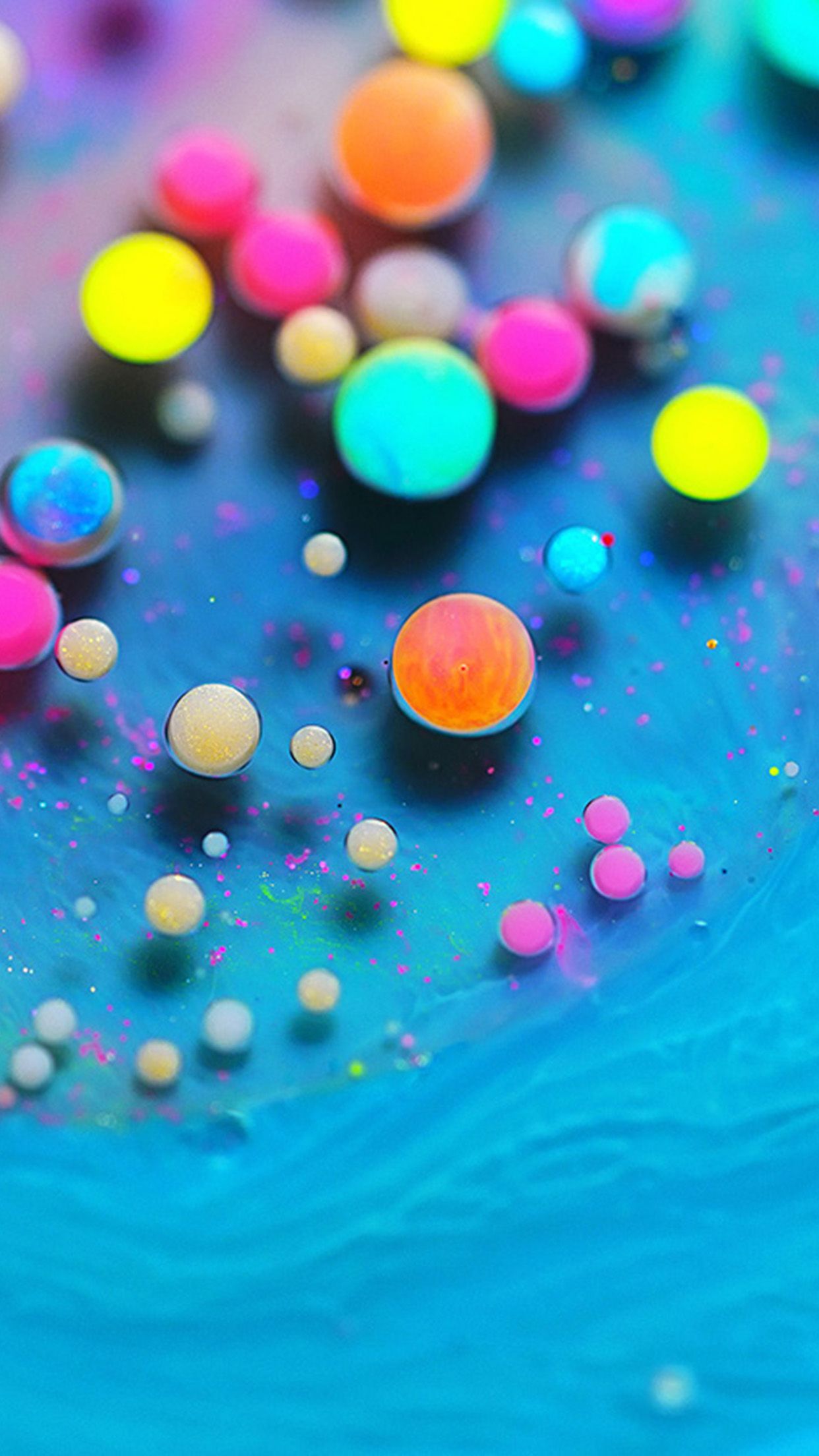 Bubble Color Abstract Pattern Background Wallpaper