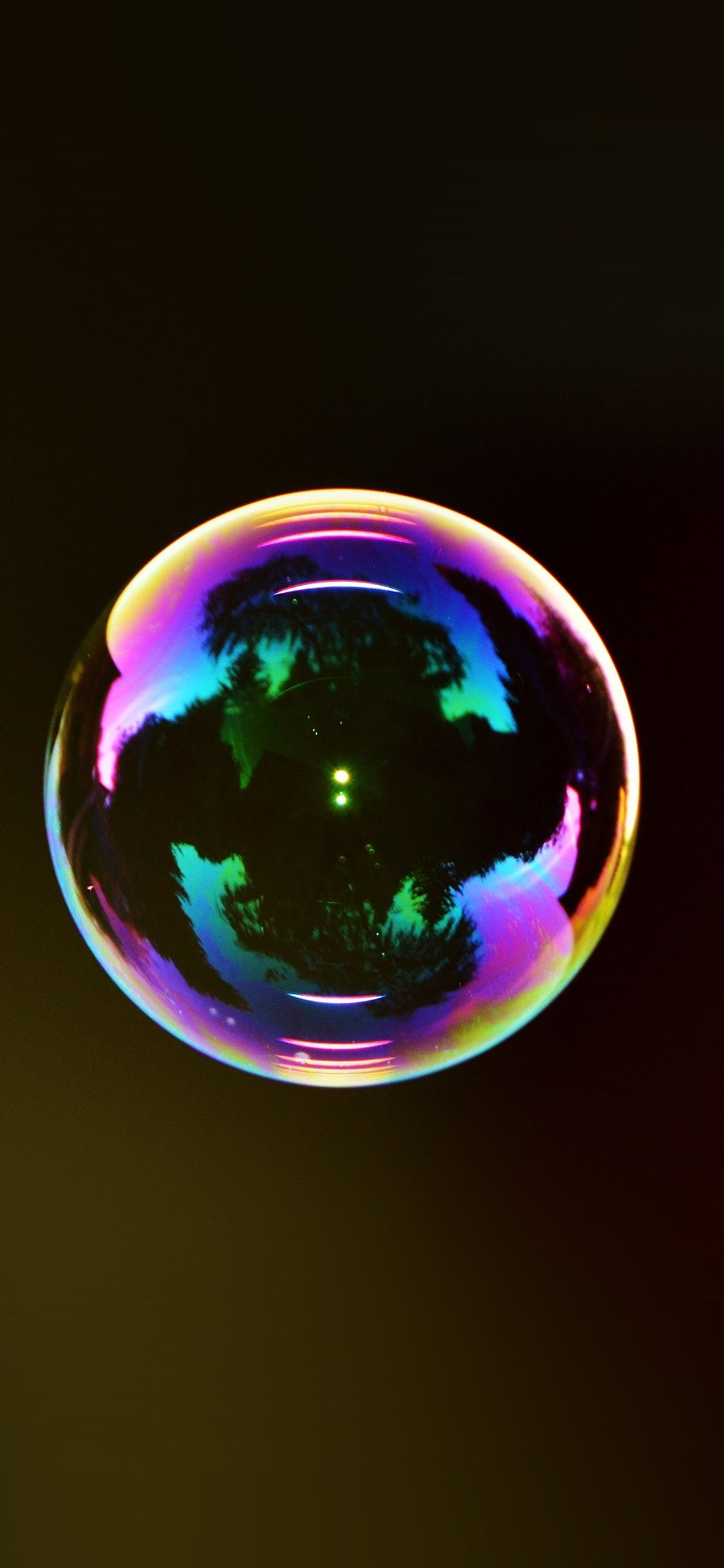 iPhone X wallpaper. bubble circle
