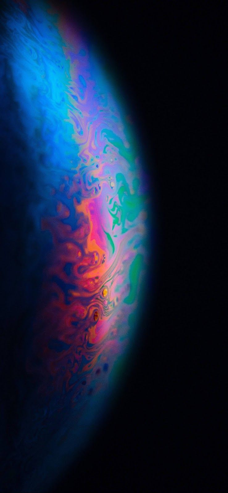 Colorful Bubble (iPhone X). Apple wallpaper iphone, iPhone