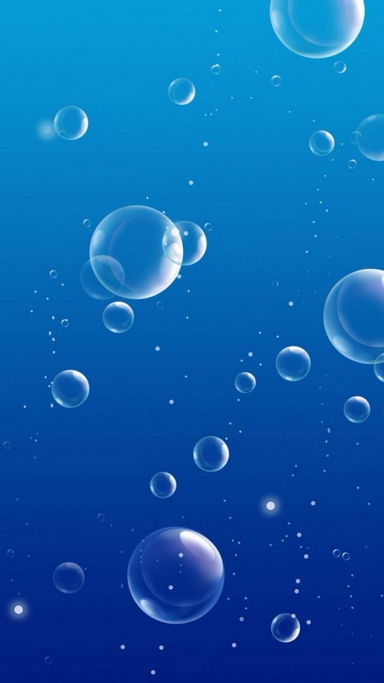Big Water Bubbles iPhone 6 Wallpaper. Bubbles wallpaper, Live wallpaper iphone, Android wallpaper