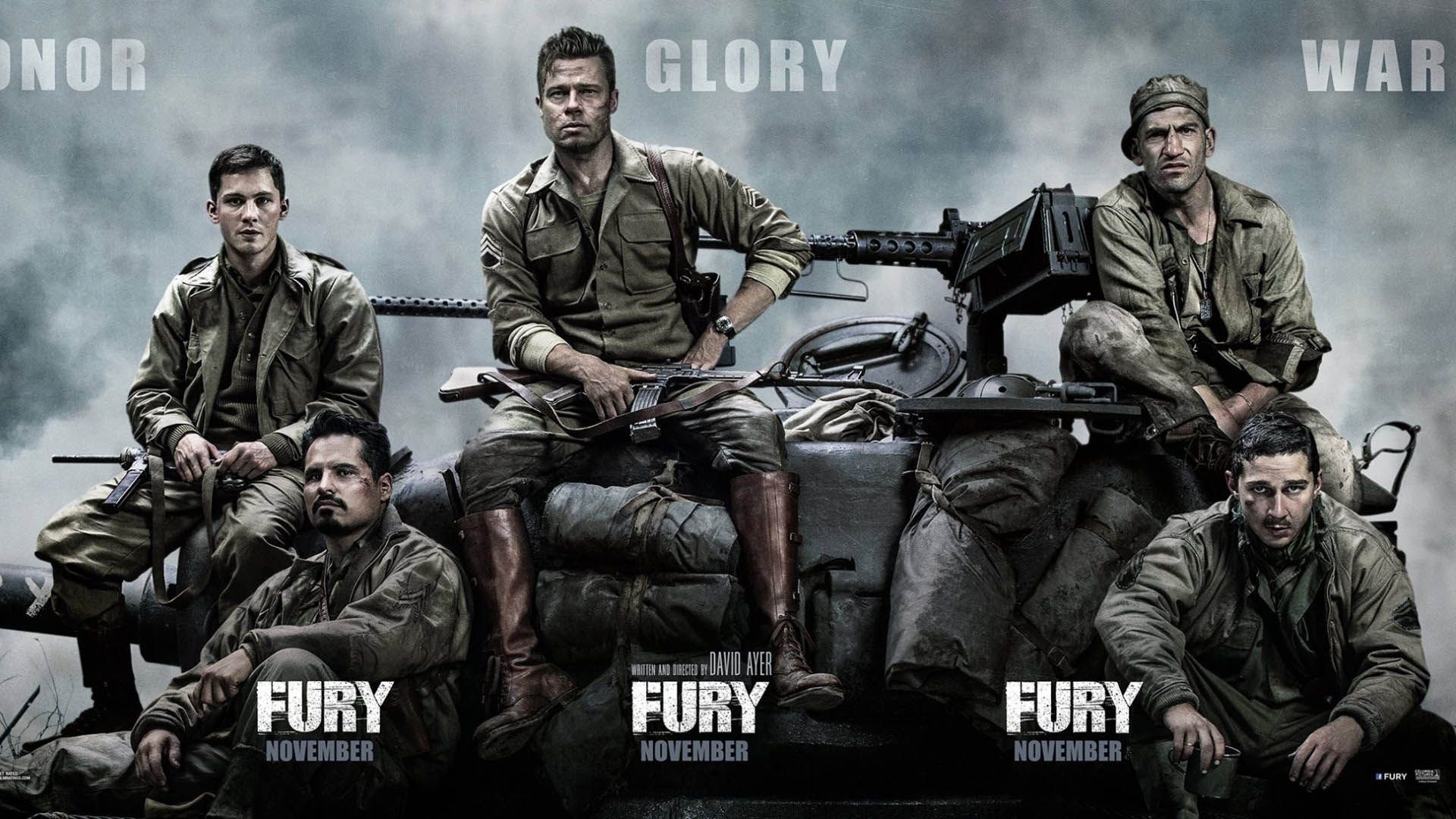 Fury Movie Poster Wallpaper HD. Fury movie, Fury
