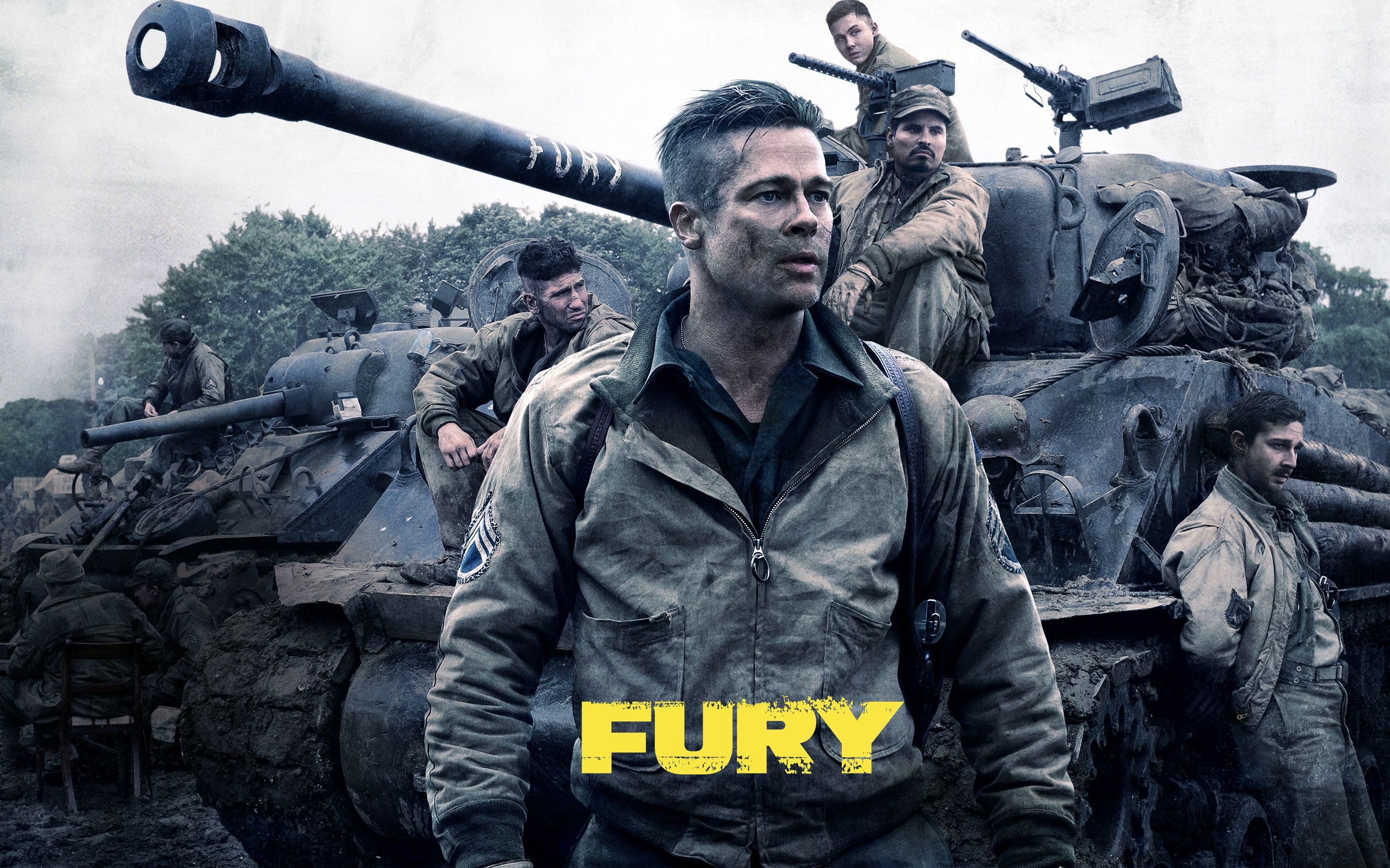HD Fury Movie Wallpaper