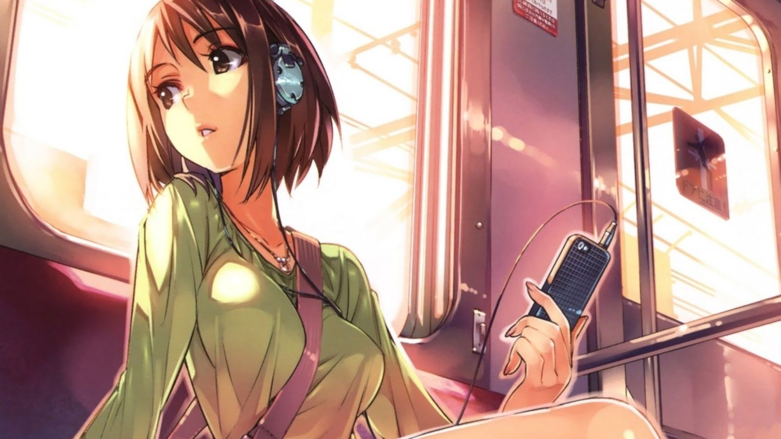 Free download Tomboy Anime Girl With Headphones Vi mi tc ngn kiu