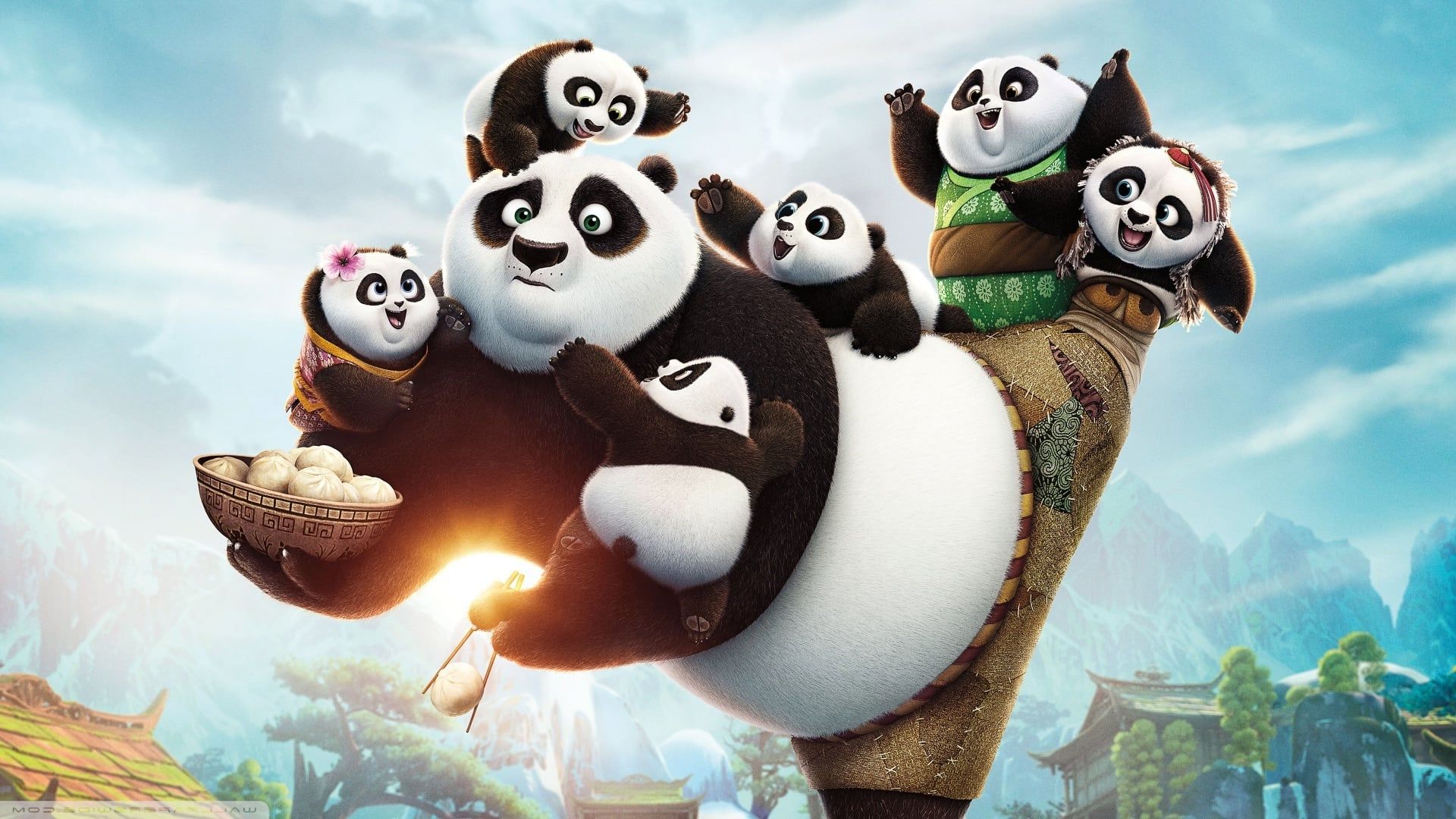 3 Kung Fu Panda Wallpaper. Cute Panda