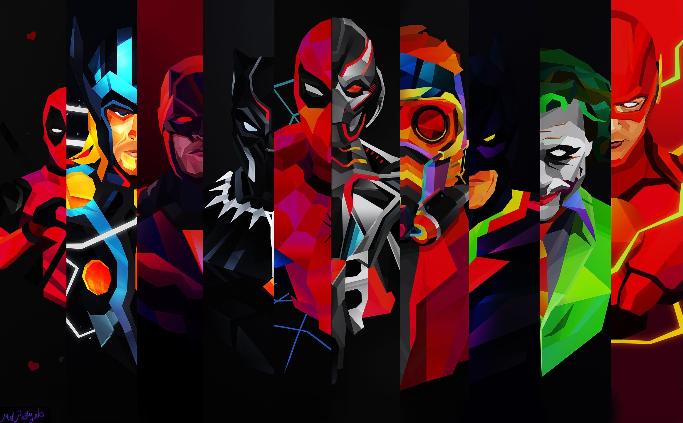 Marvel Characters Wallpaper Free HD Wallpaper