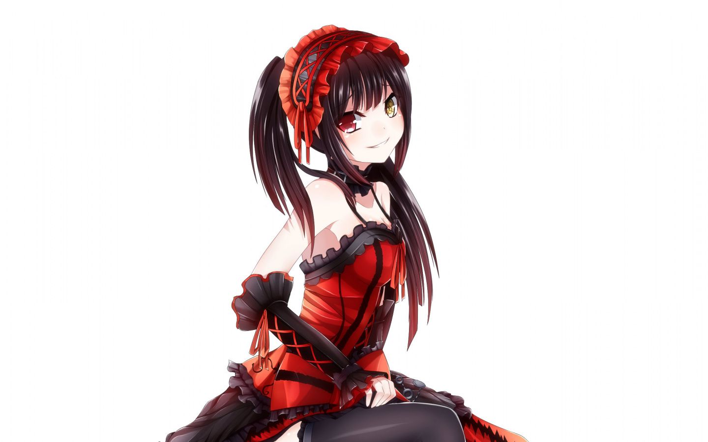 Download 1440x900 Wallpaper Kurumi Tokisaki, Date A Live, Anime