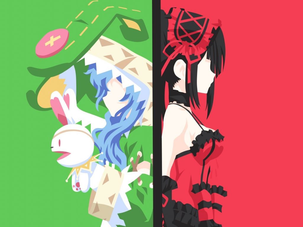 Desktop wallpaper yoshino, kurumi tokisaki, date a live, anime