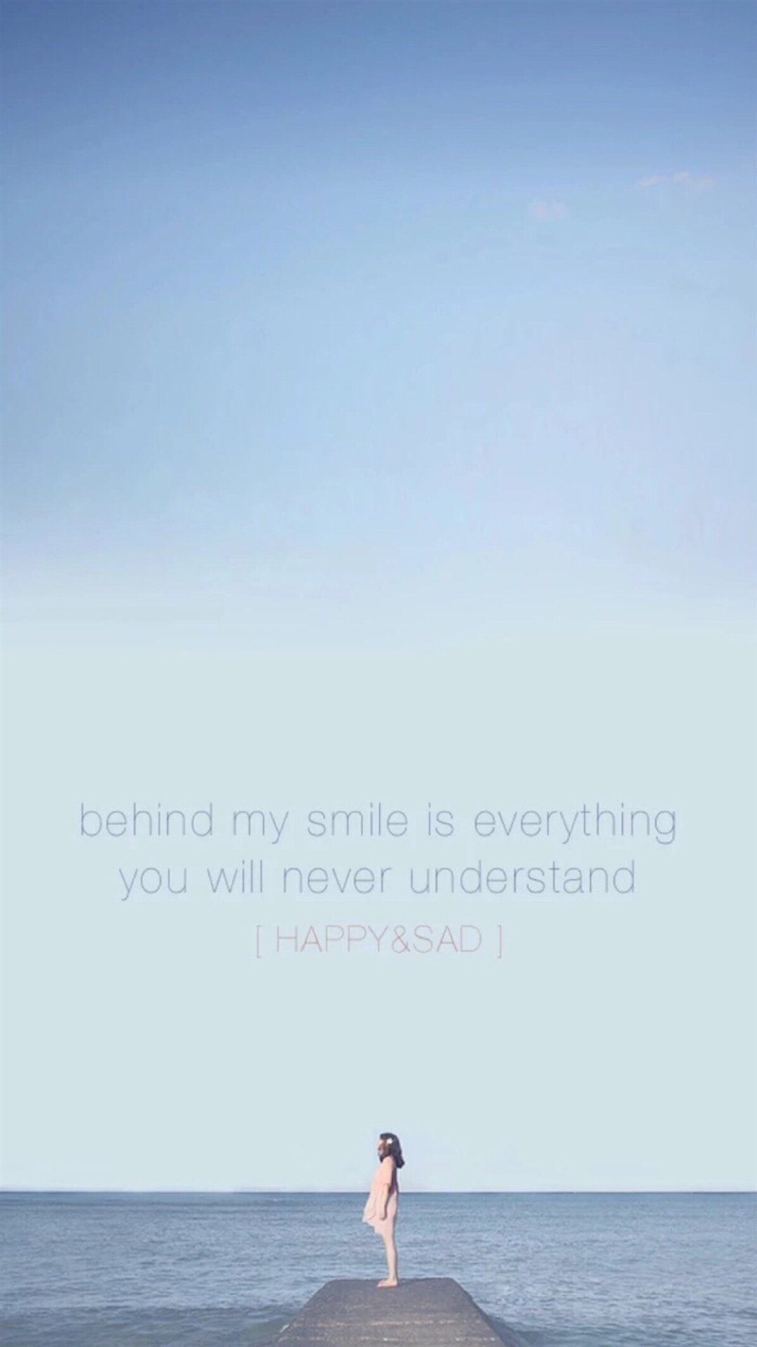 Sad Quote Love Aesthetic Wallpaper iPhone