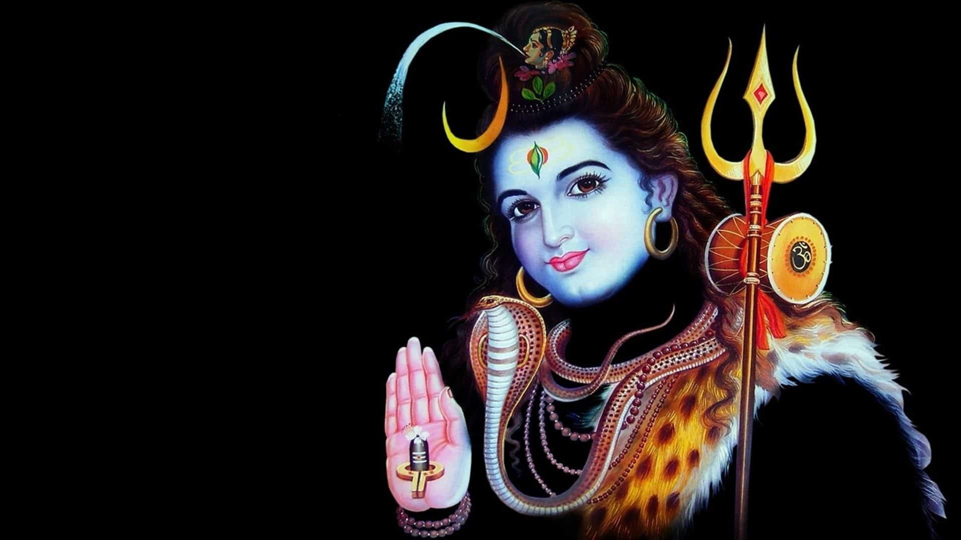 Shiva Smoking Chillum Wallpaper Shiva Blessing