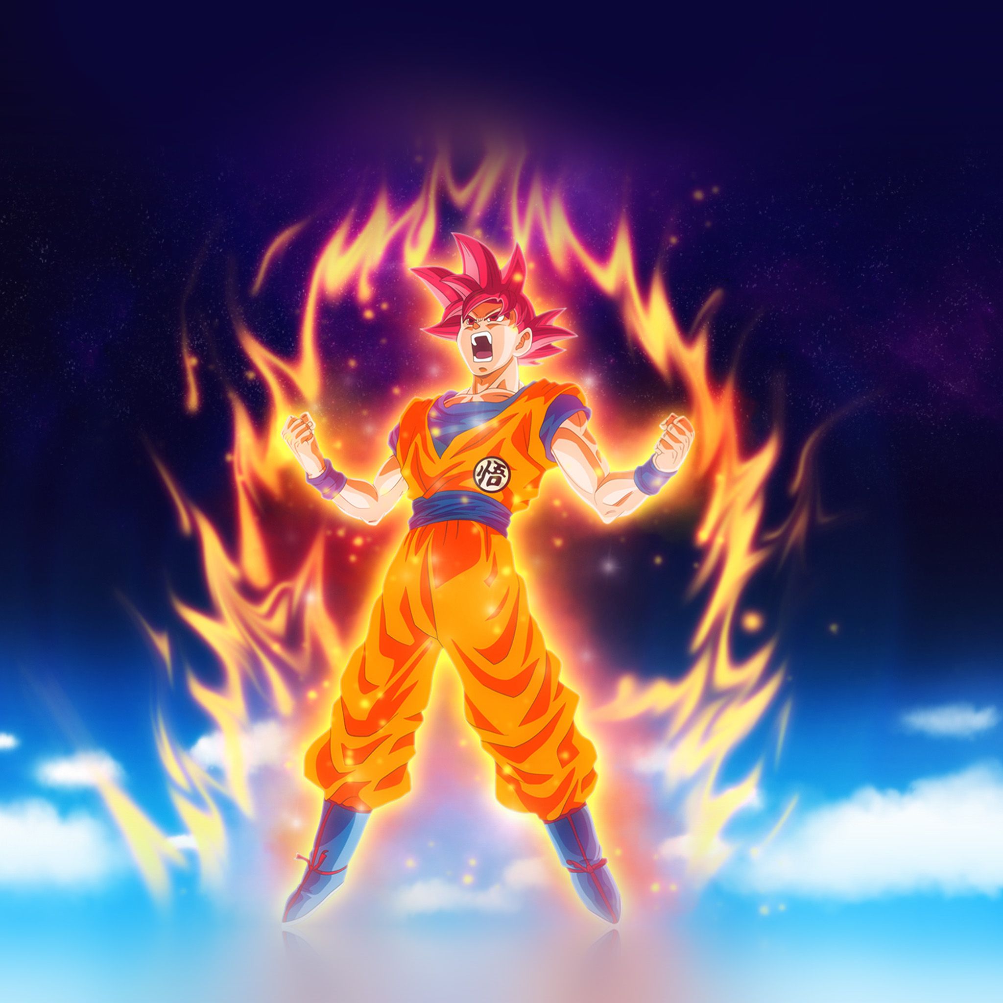 Dragon Ball Fire Art Illustration Hero Anime Wallpaper