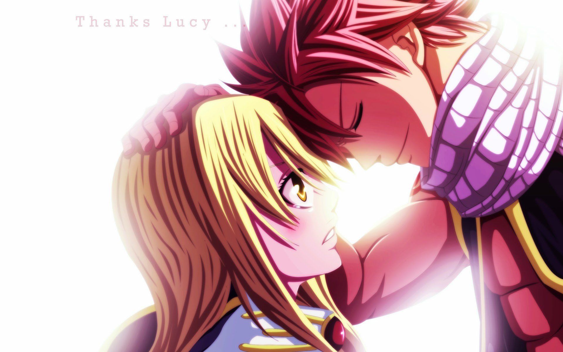anime, Fairy Tail, Heartfilia Lucy, Dragneel Natsu Wallpaper HD