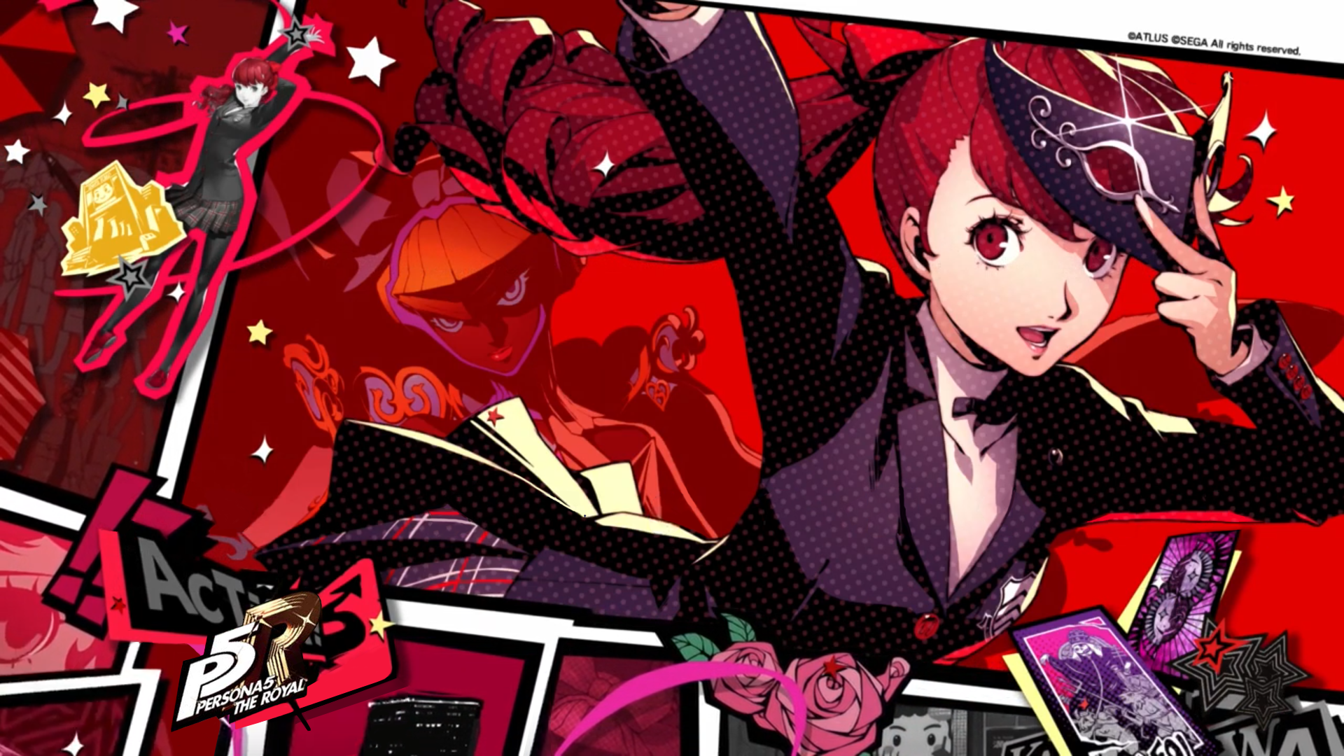 Clean Wallpapers of PS4 Kasumi Theme : Persona5.