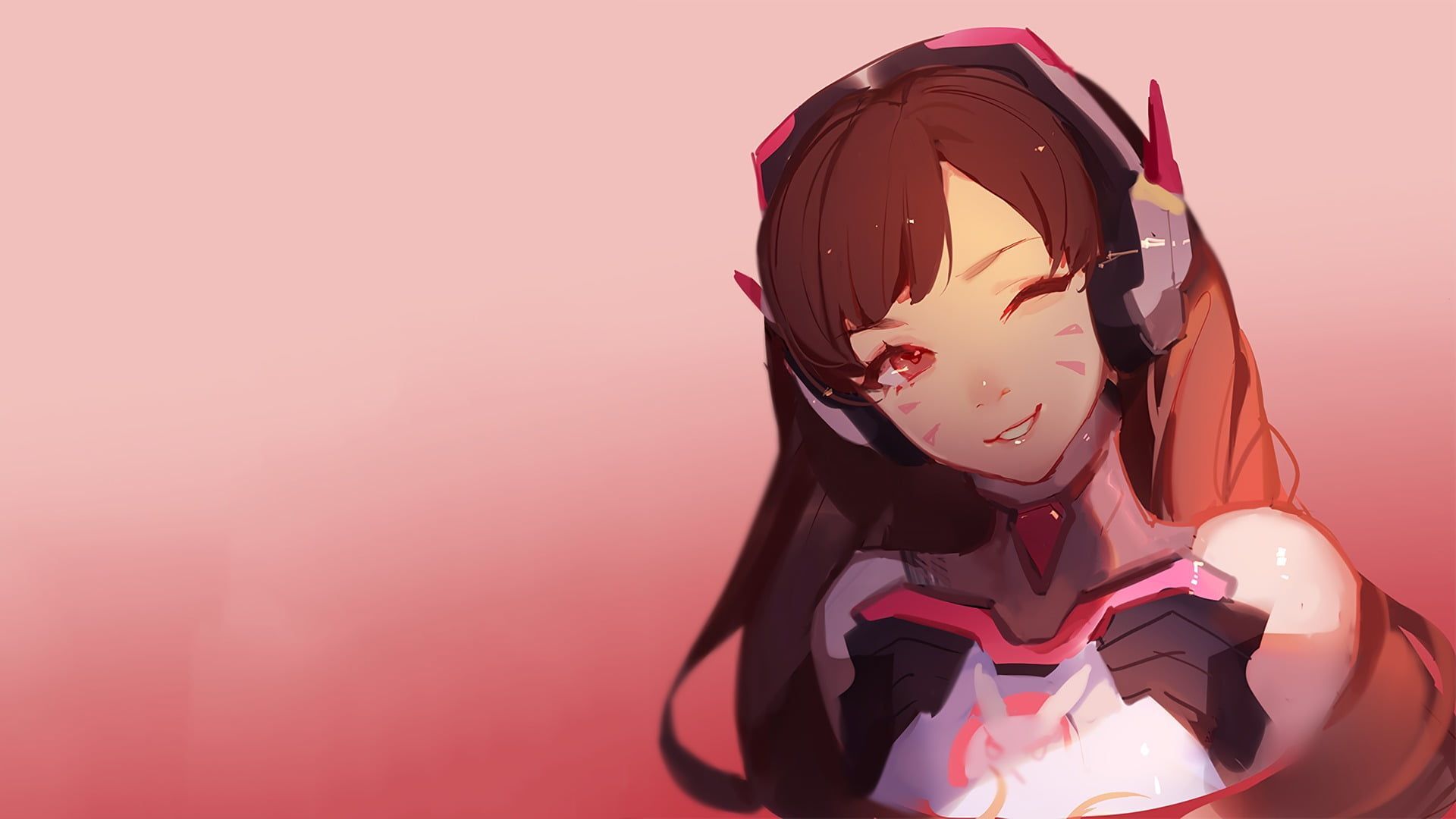 Red Haired Female Anime Character #Overwatch Video Game Characters D.Va (Overwatch) P #wallpaper #hdwallpaper #deskto. Overwatch Wallpaper, Anime, Overwatch