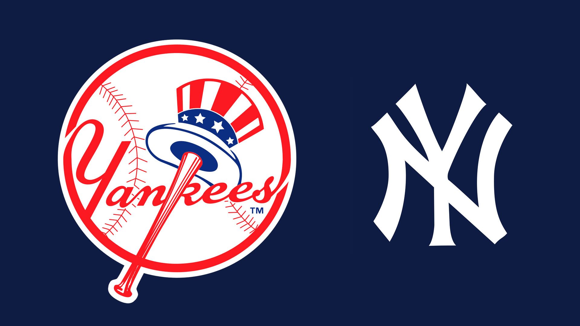 MLB New York Yankees Logo HD 16 9