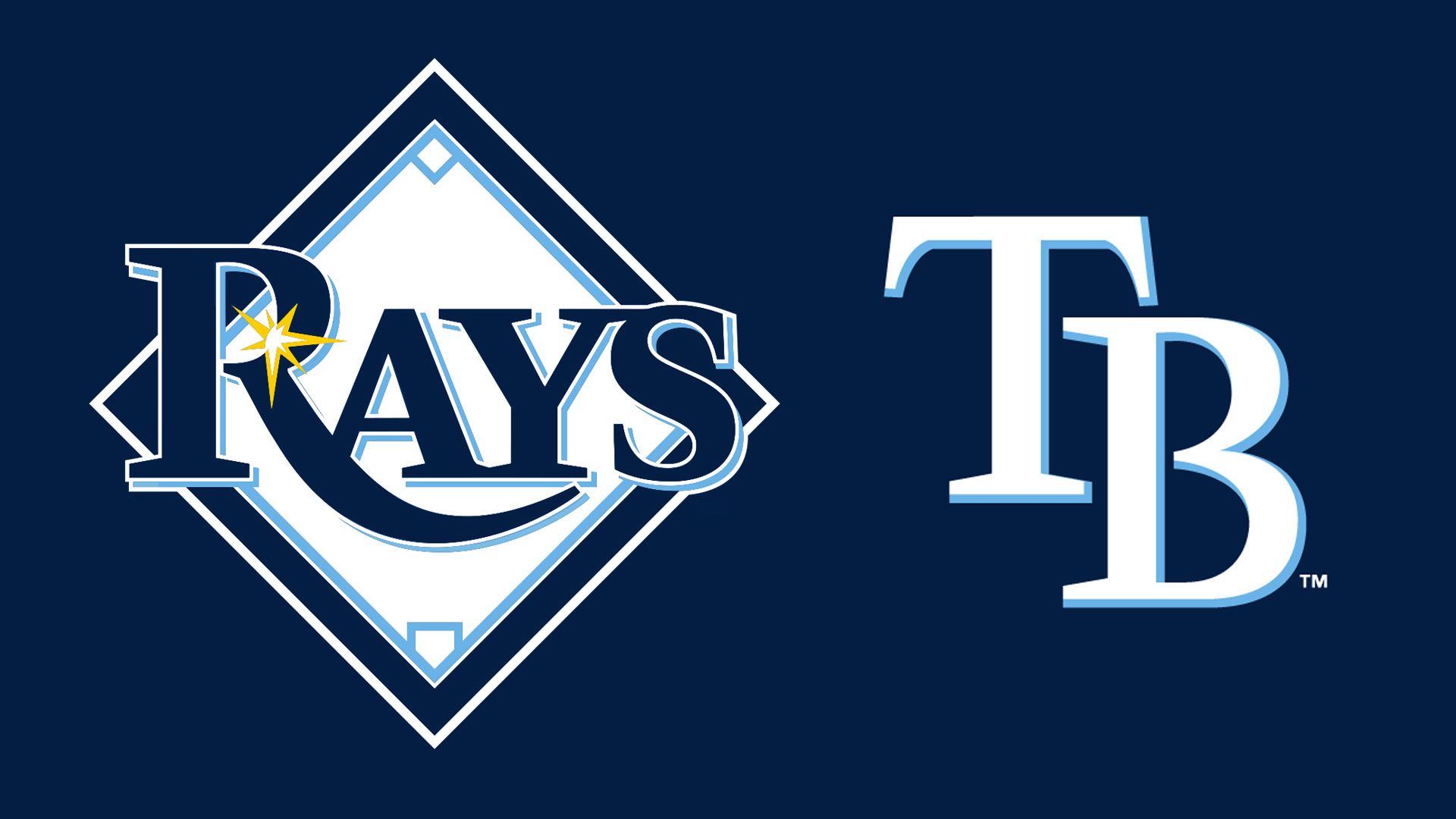 MLB Tampa Bay Rays Logo 1920x1080 wallpaper. Tampa bay rays, Rays
