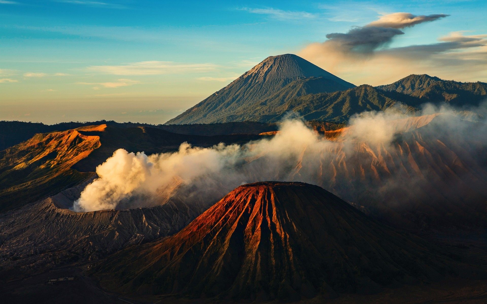 Mount Bromo one of Indonesias most famous mountains that looks  spectacular in the fog is an active somma volcano 2K wallpaper download