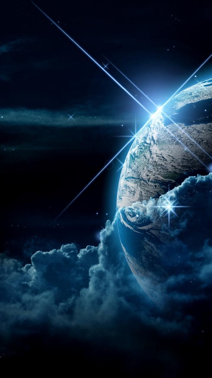 Free download android wallpaper earth and space 720x1280 earth
