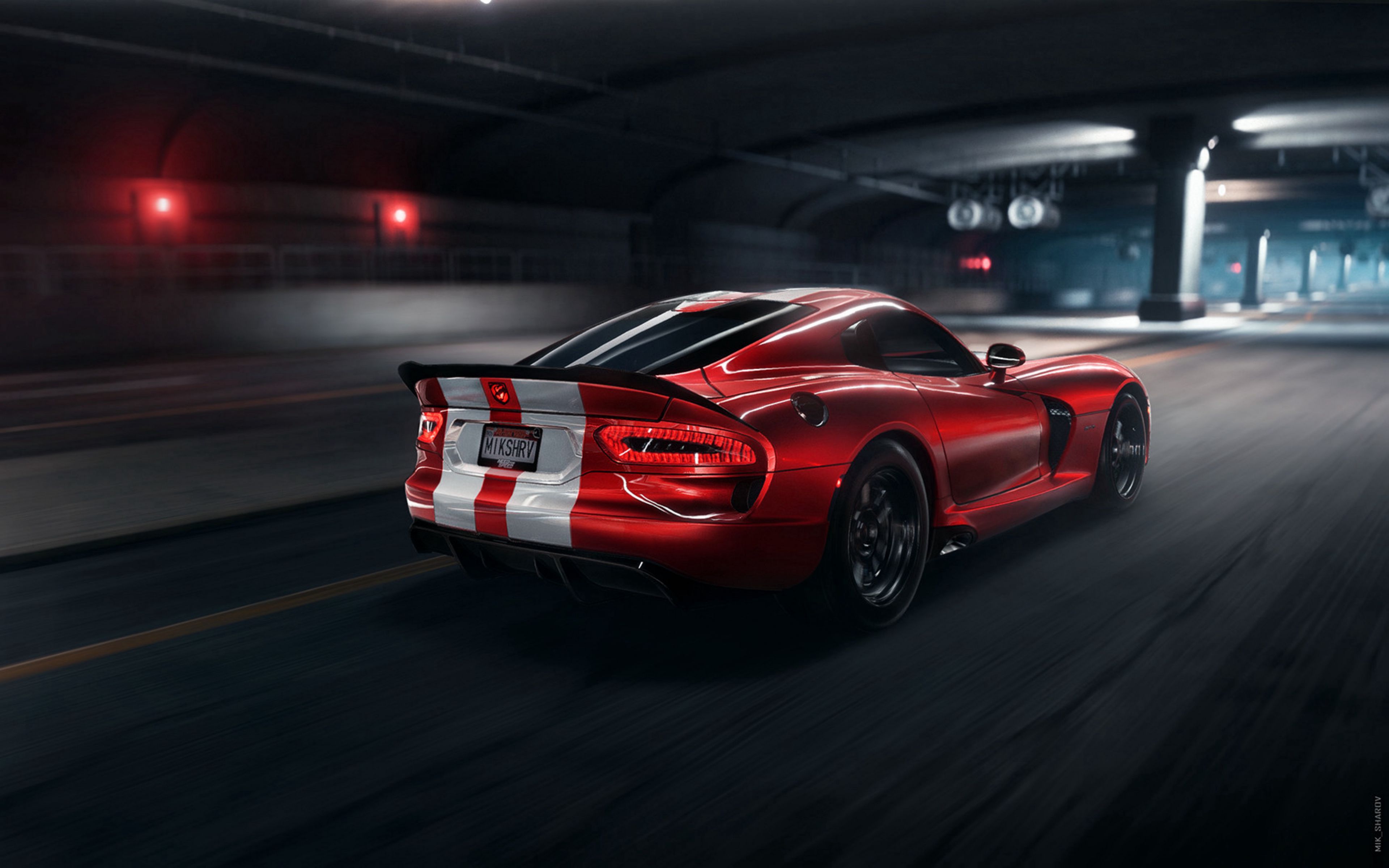 Download wallpaper 3840x2400 dodge viper srt, dodge, sportscar