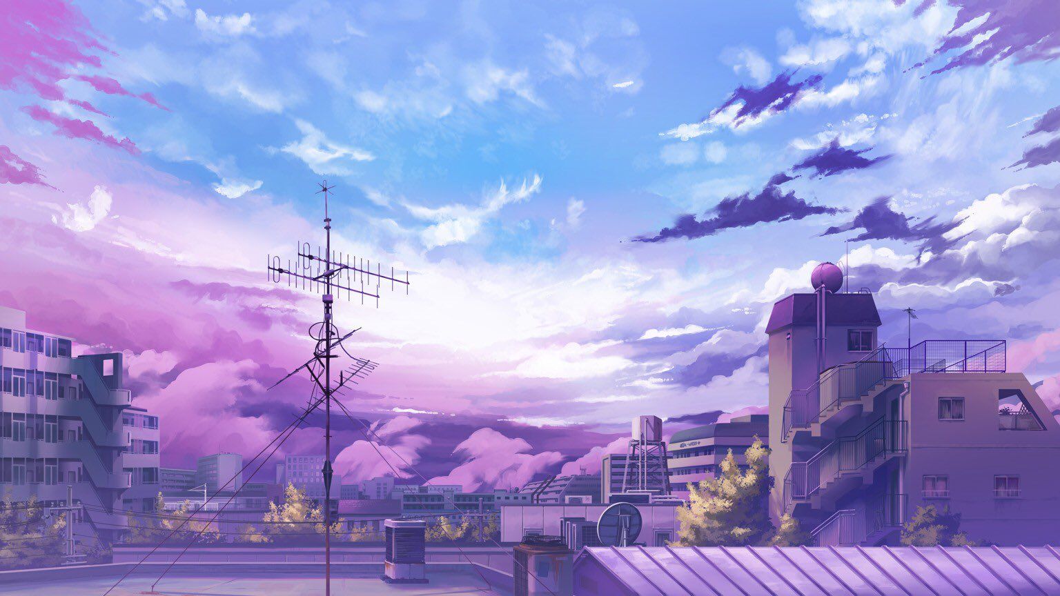 Awesome Anime Pink Sky Wallpaper HD Photomobileewall.blogspot.com