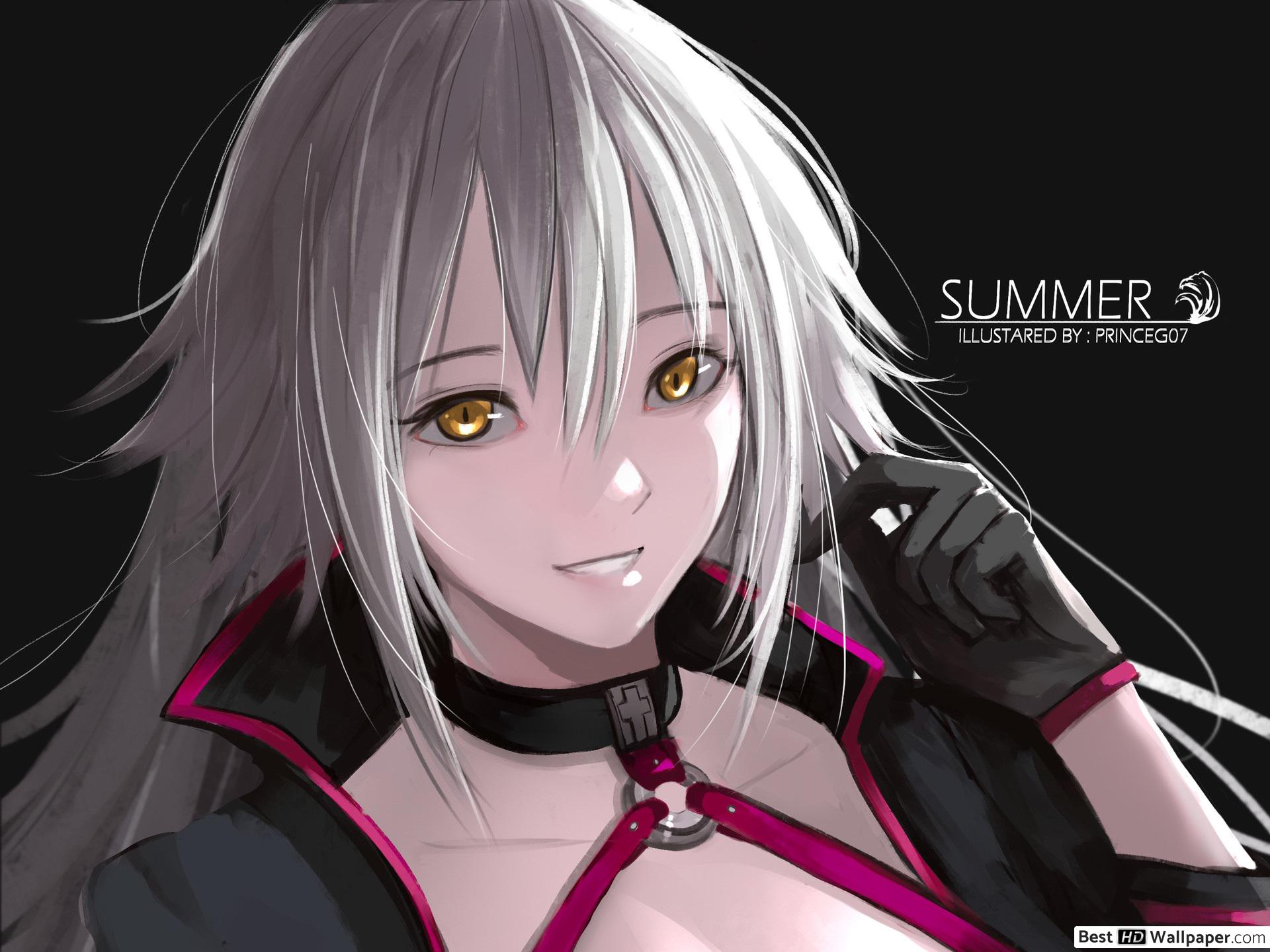 Fate Grand Order D' Arc Alter (Summer Cute) HD Wallpaper