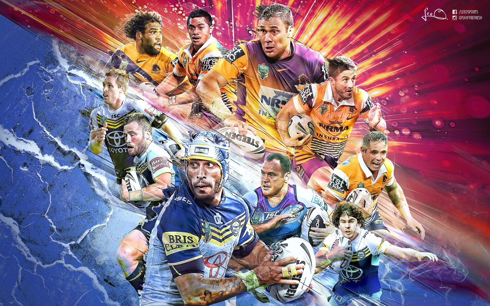 Brisbane Broncos Wallpapers Wallpaper Cave