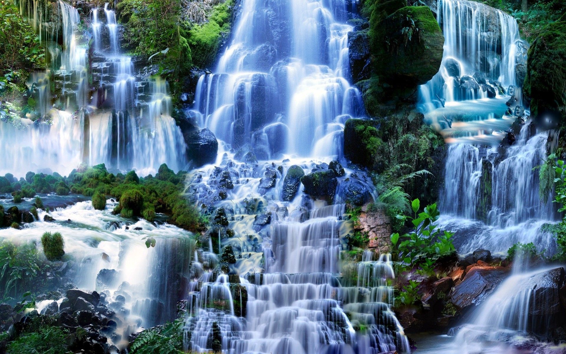 Earth Waterfall Wallpaper. Scenery wallpaper, Waterfall