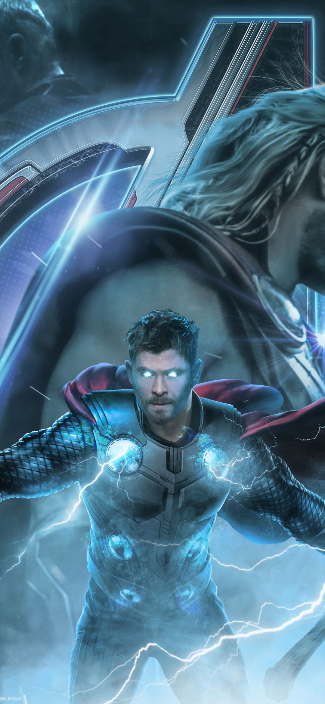Avengers Endgame Thor Poster Artwork 1080x2340