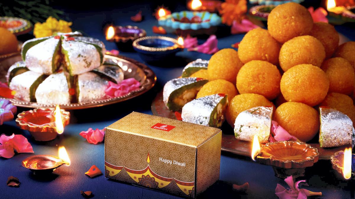 Diwali in the air: Emirates serve Indian sweets and Etihad