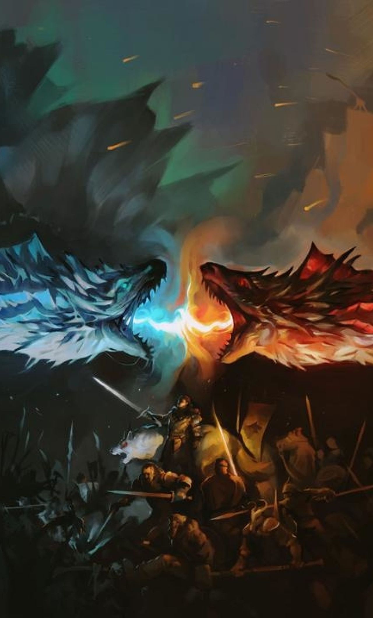 Dragons game of thrones wallpaper iphone