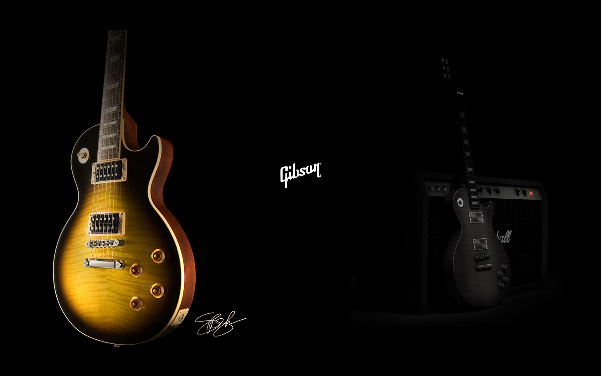 gibson, Guitars Wallpaper HD / Desktop and Mobile Background