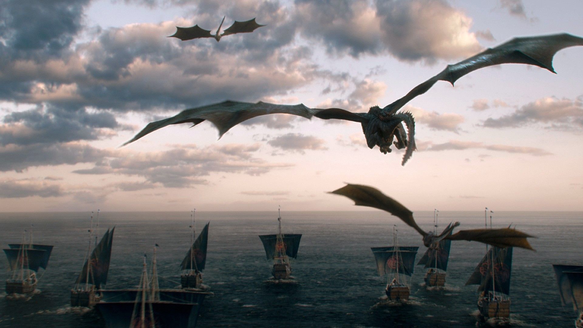 Game of Thrones Dragons Wallpaper For Desktop Movie Poster
