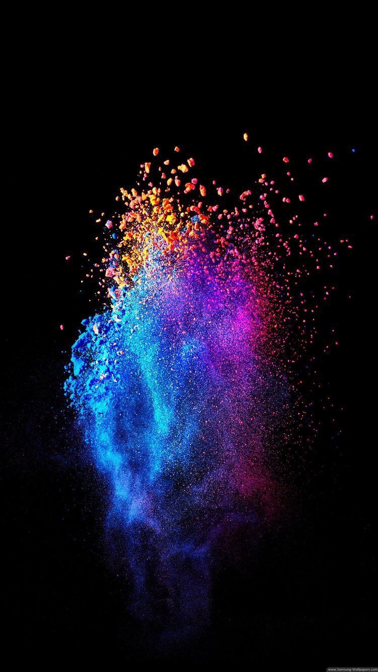 iPhone and Android Wallpaper: Color Explosion Wallpaper