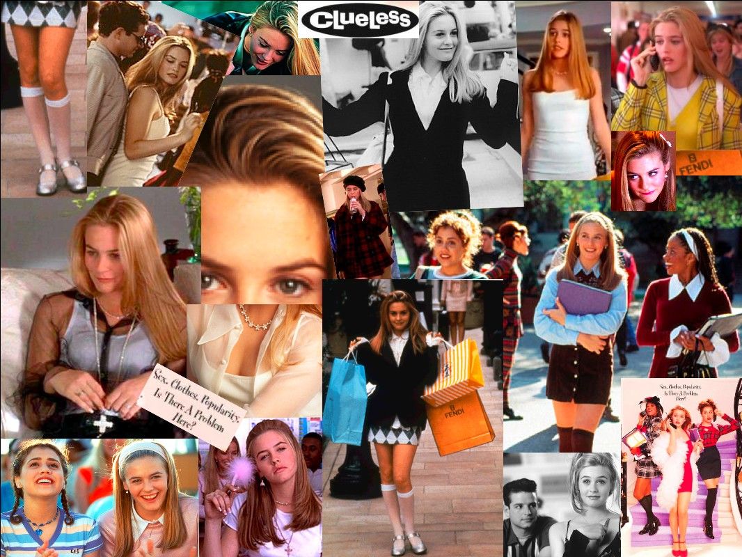 Clueless Fashion Collage Style Photo Collage