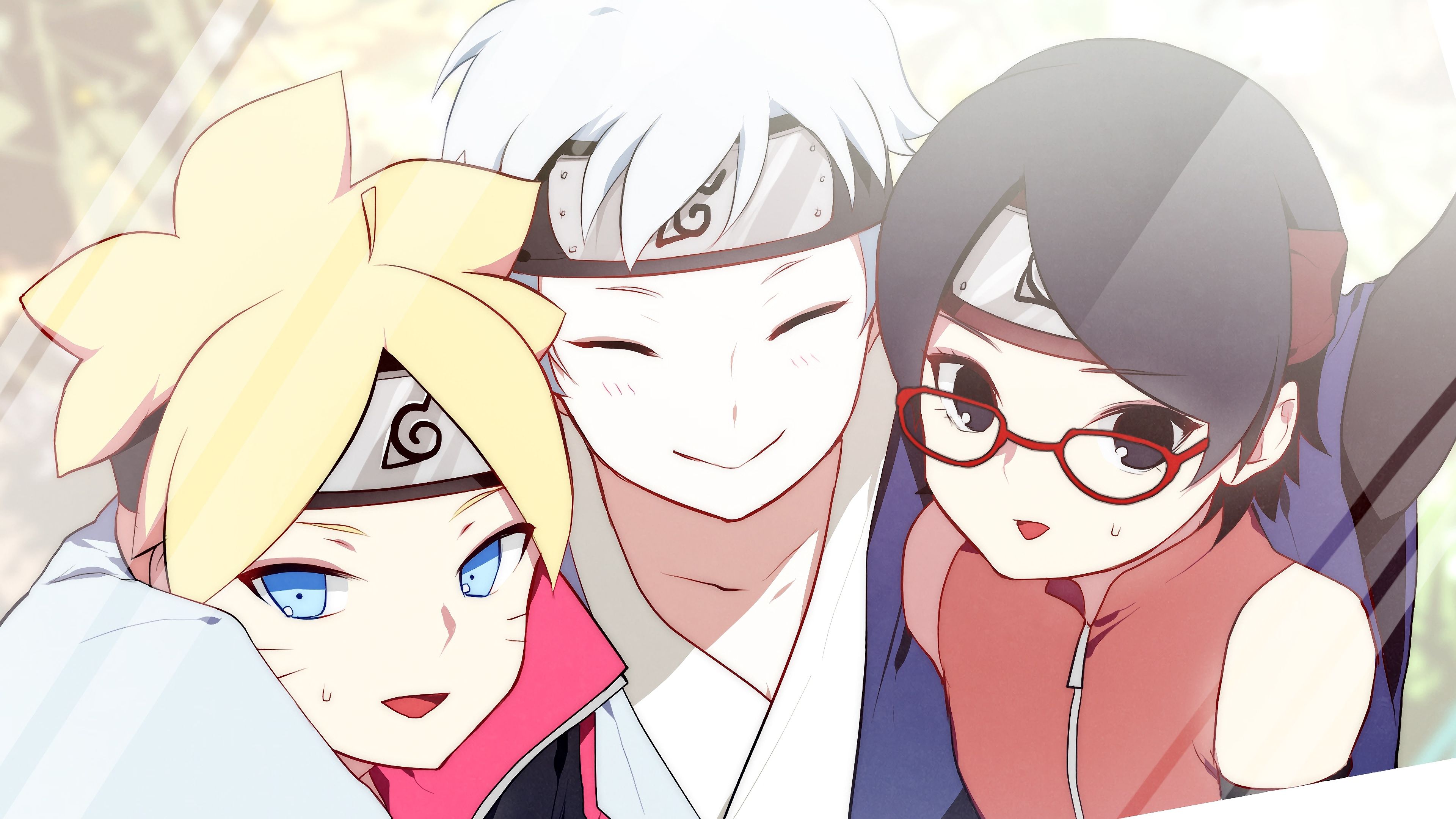 Boruto Mitsuki Sarada Boruto Anime 4K