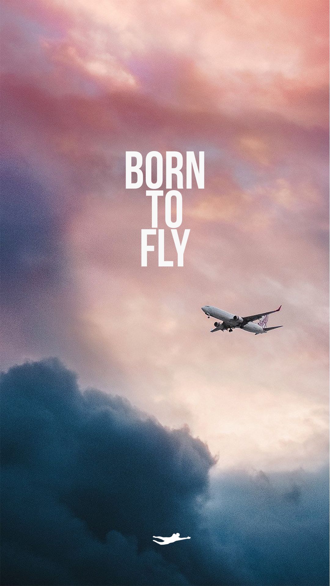 Born to fly. Goalkeeper Lifestyle. Airplane
