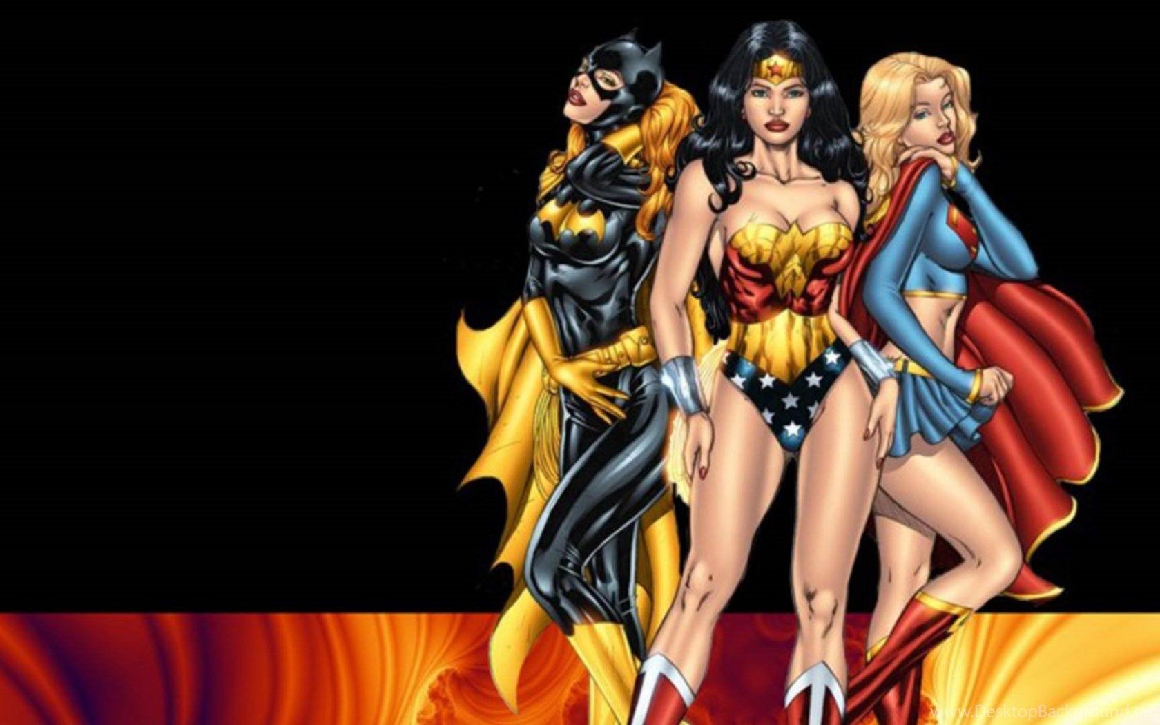 All Girls Of Superpowers SuperGirl Wallpaper Desktop Background