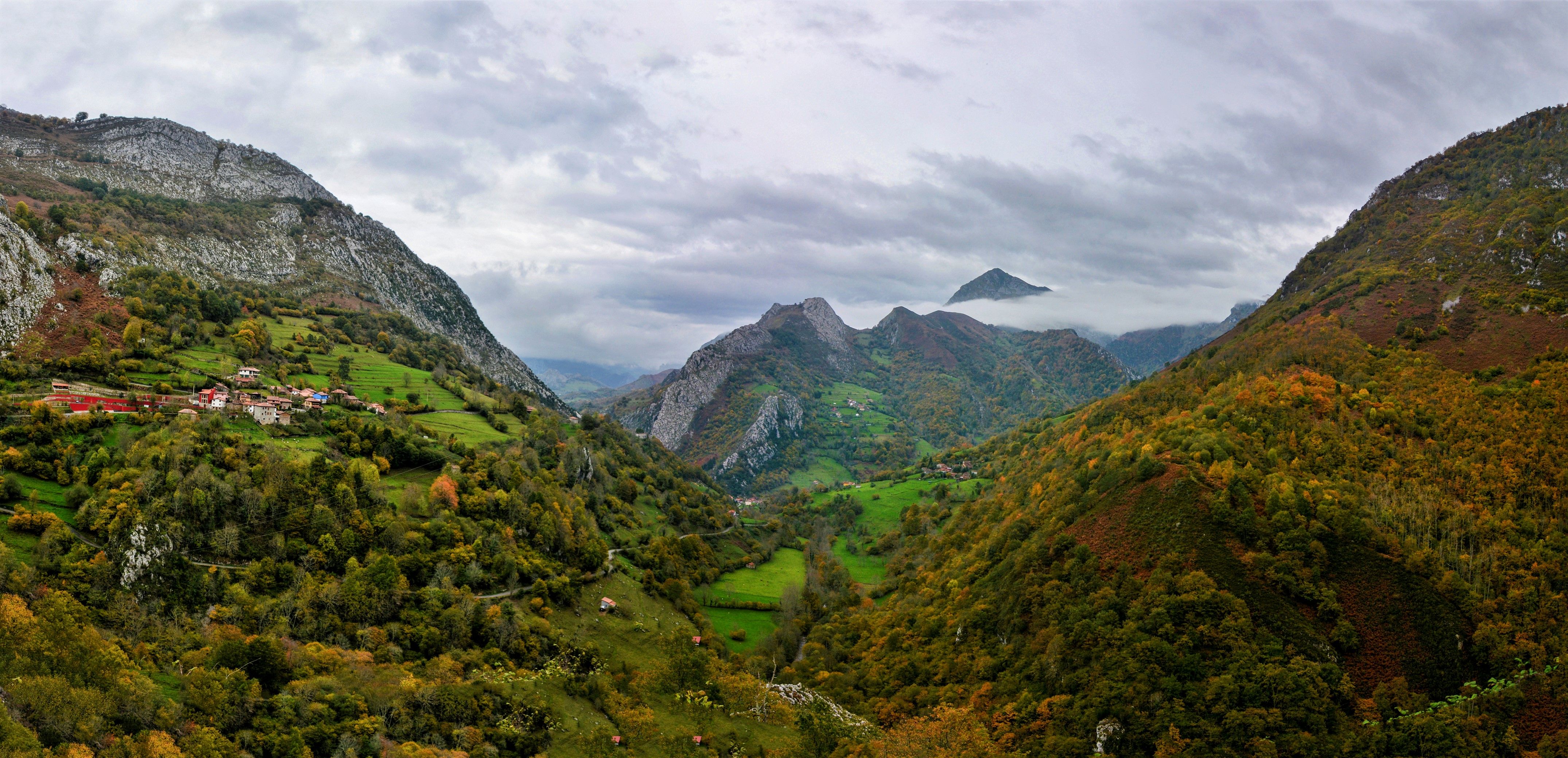 Mountains of Spain in Autumn HD Wallpaper