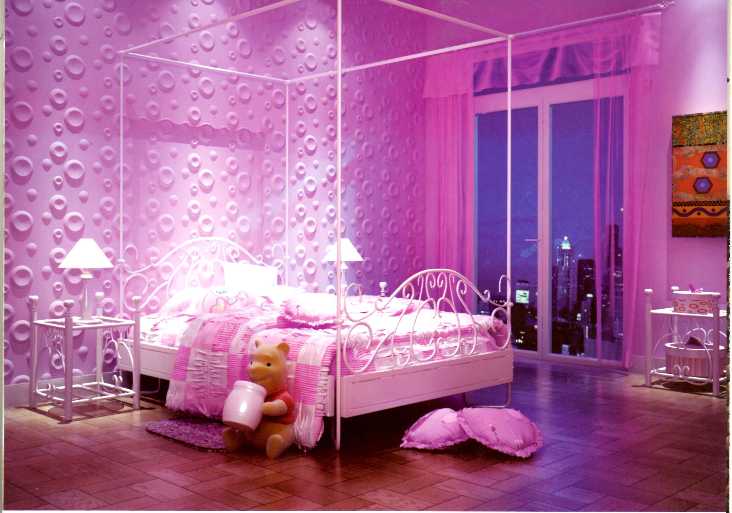 Girly Pink Bedroom