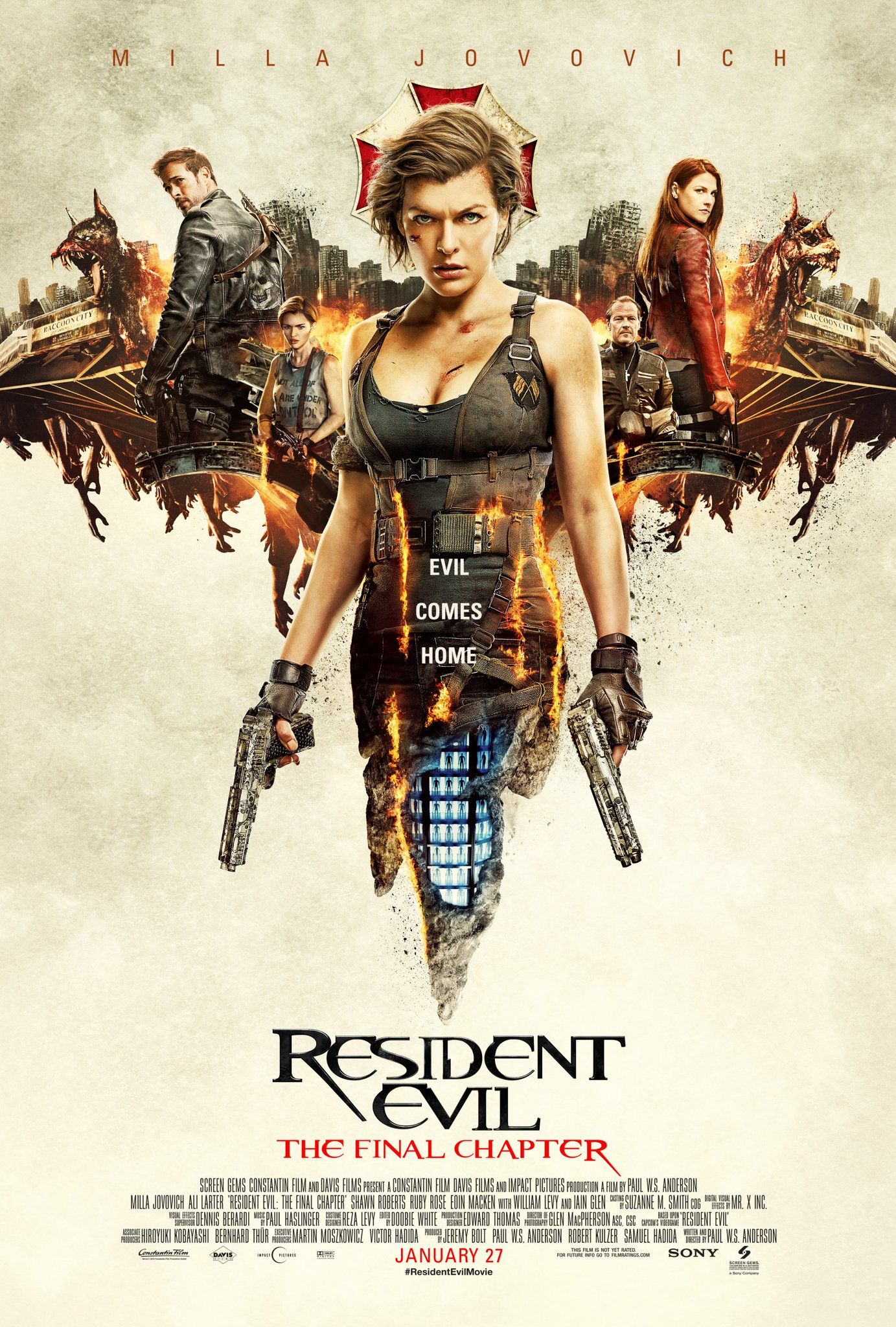 Resident Evil: The Final Chapter (2017) Poster Evil