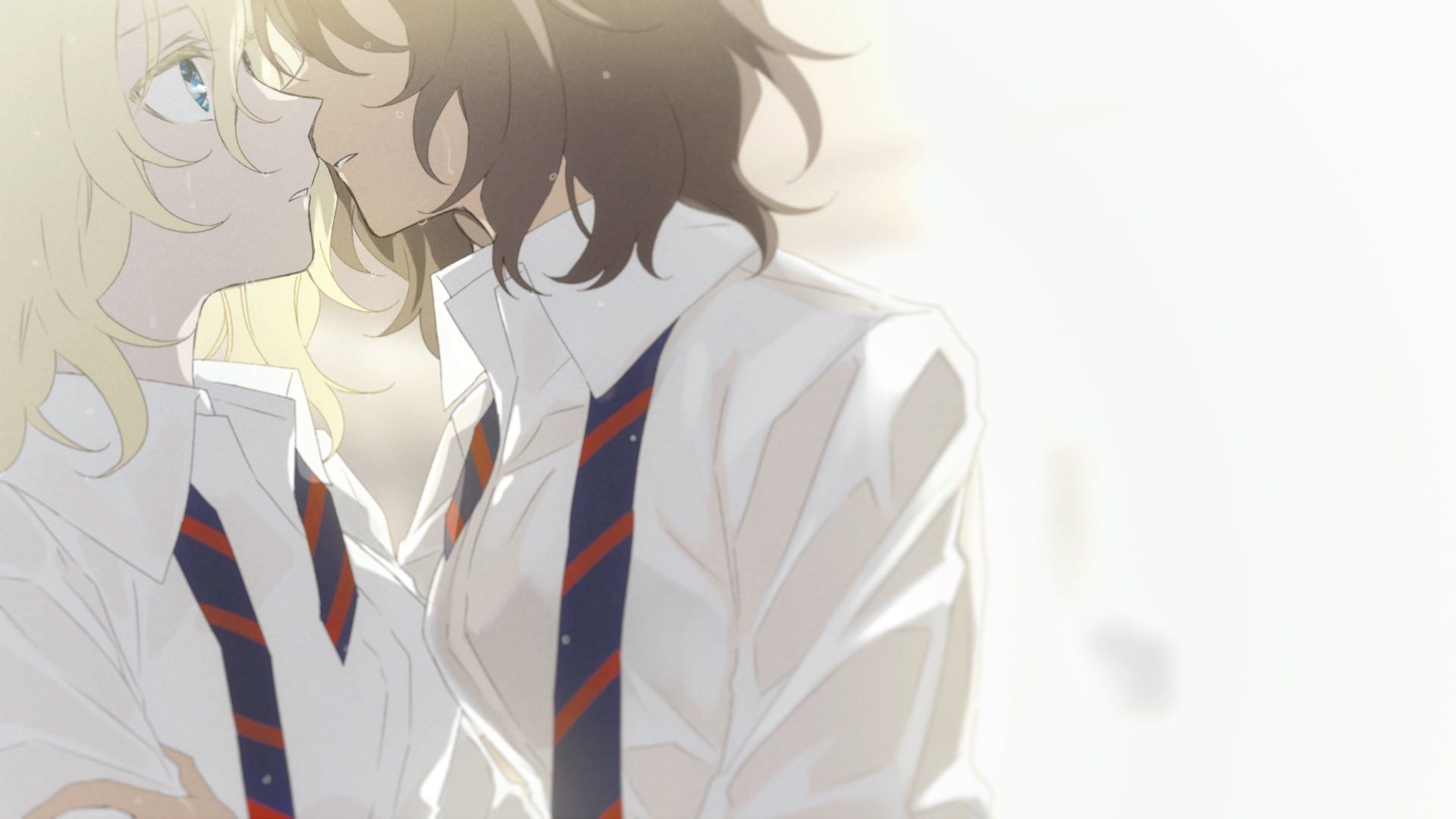 Passionate kiss [Girls Und Panzer]