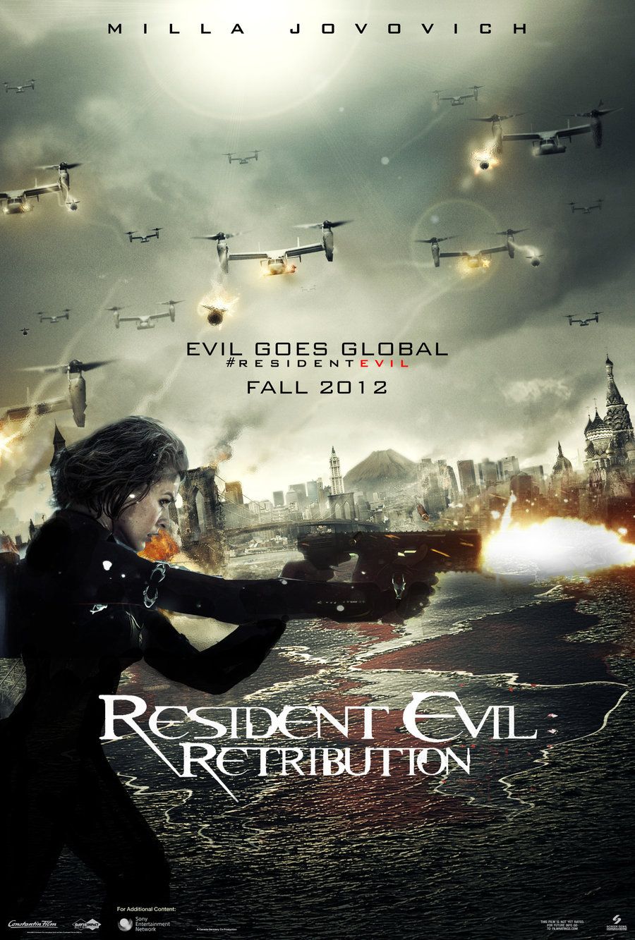 Resident Evil Retribution Poster And Wallpaper 2