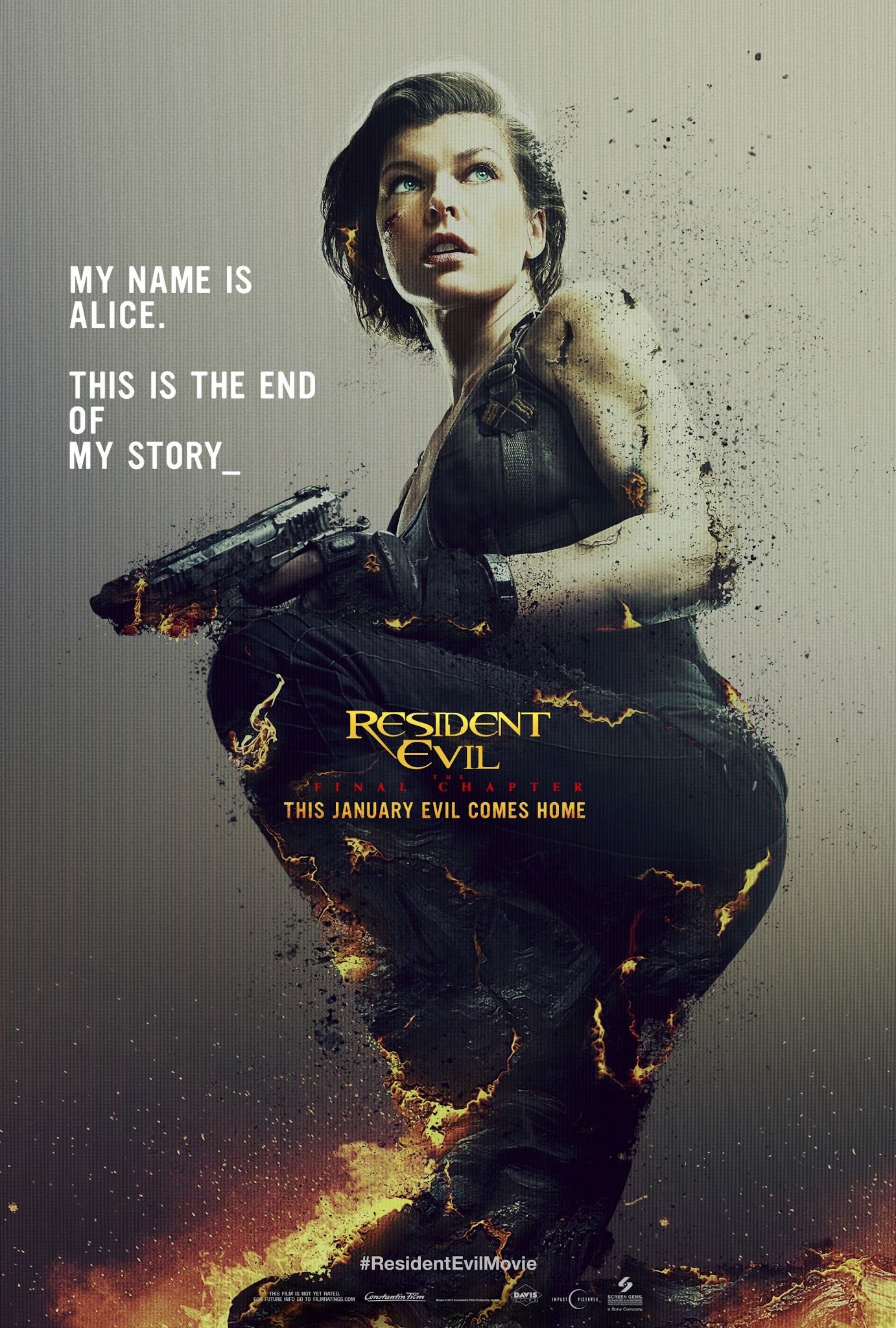 New Poster To Resident Evil: The Final Chapter